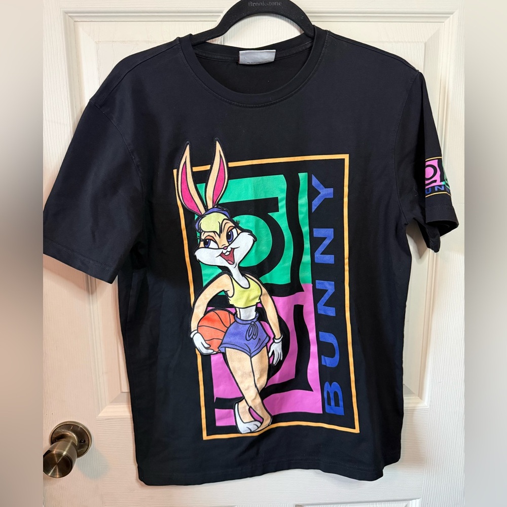 Vintage Space Jam Lola Bunny Graphic T-Shirt 100% Cotton Small